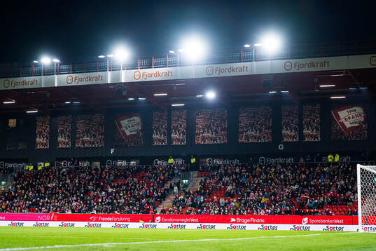 Spectators in the stands