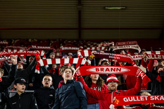 Spectators in the stands