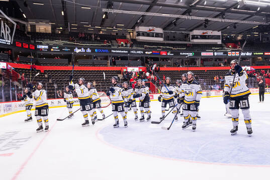HV71s spelare jublar