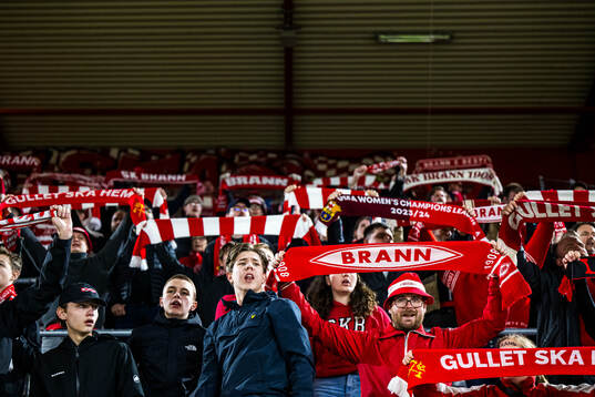 Spectators in the stands