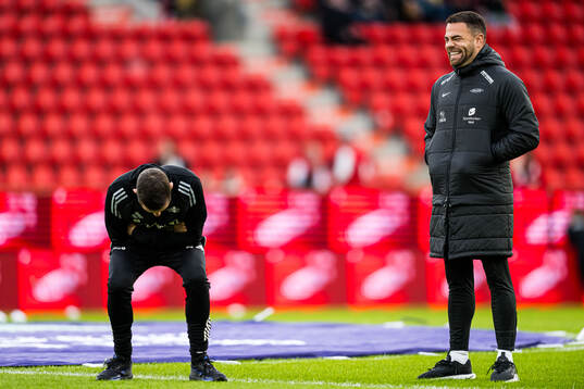 Robin Shroot, head coach of Rosenborg, and Martin Ho, head