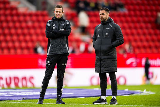 Robin Shroot, head coach of Rosenborg, and Martin Ho, head