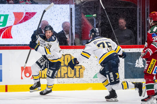 HV71s Jamiro Reber jublar
