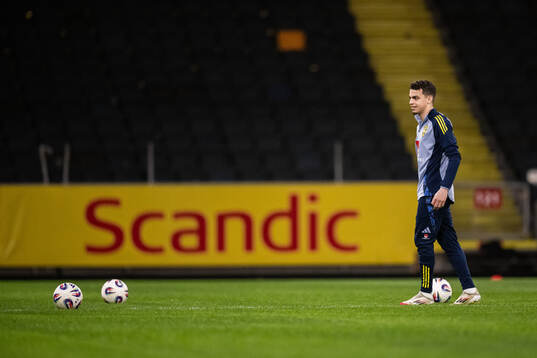 Yasin Ayari of the Swedish men's national football team