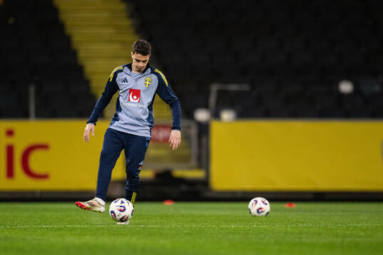Yasin Ayari of the Swedish men's national football team
