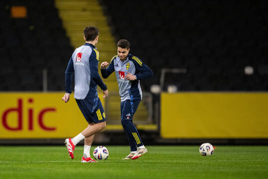 Yasin Ayari of the Swedish men's national football team