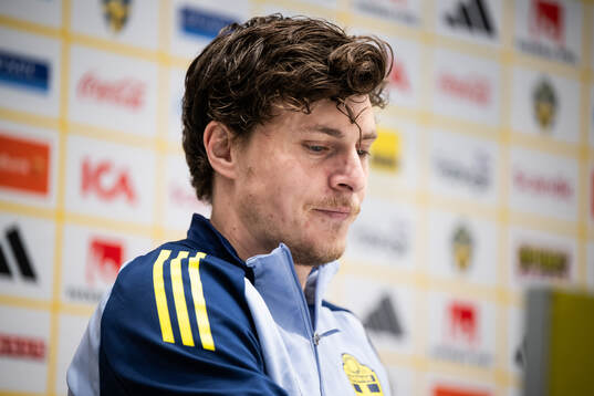 Victor Nilsson Lindelöf of the Swedish men's national
