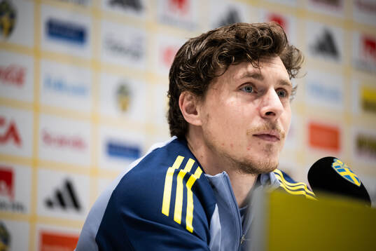 Victor Nilsson Lindelöf of the Swedish men's national