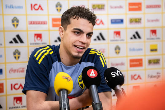 Yasin Ayari of the Swedish men's national football team