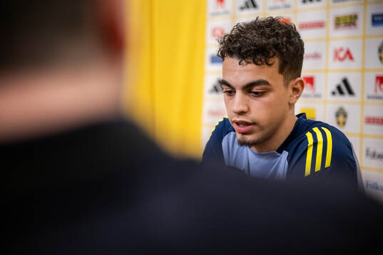 Yasin Ayari of the Swedish men's national football team