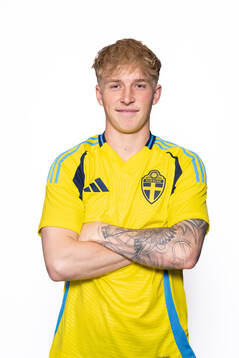 Melker Widell of the Swedish men’s national football team