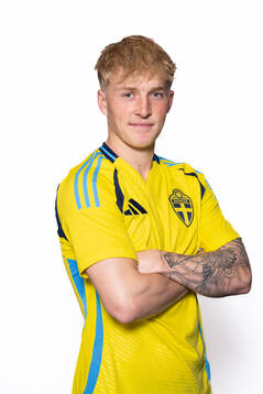 Melker Widell of the Swedish men’s national football team