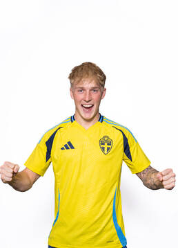 Melker Widell of the Swedish men’s national football team