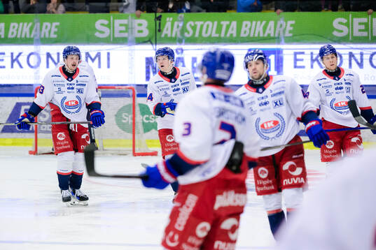 Oskarshamns Sören Dietz Larsen, Lukas Vesterlund och Georg