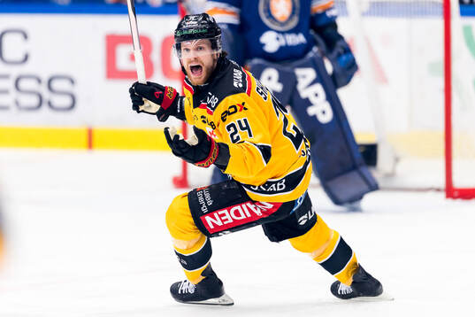 Luleås Brendan Shinnimin reagerar