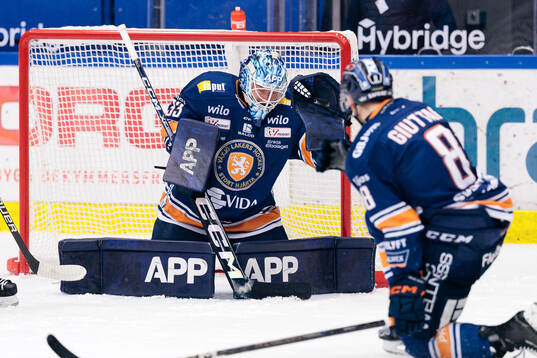 Växjös målvakt Emil Larmi
