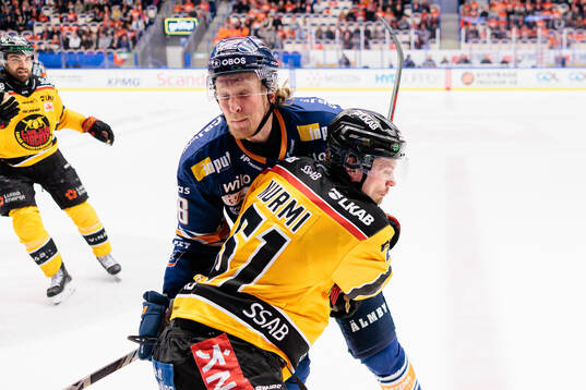 Växjös Marcus Sylvegård och Luleås Markus Nurmi