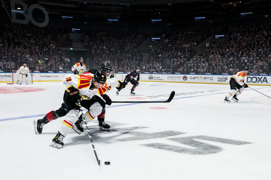 Brynäs Anton Rödin och Malmö Redhawks Joona Ikonen