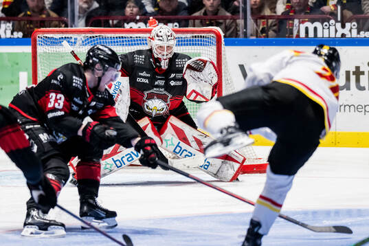 Malmö Redhawks målvakt Oskar Blomgren