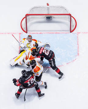 Malmö Redhawks Linus Öberg och Thomas Berg Paulsen oroar