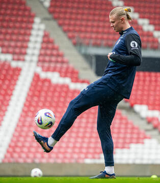 Erling Braut Haaland of the Norwegian national football team