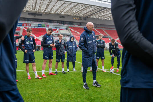 Ståle Solbakken, head coach of the Norwegian national