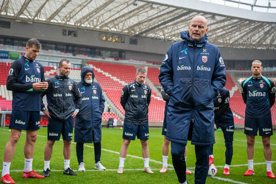 Ståle Solbakken, head coach of the Norwegian national