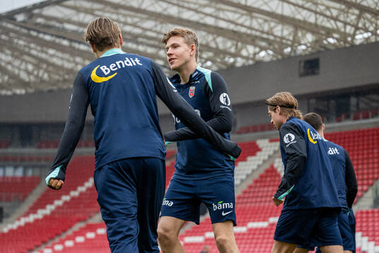 Jens Petter Hauge of the Norwegian national football team