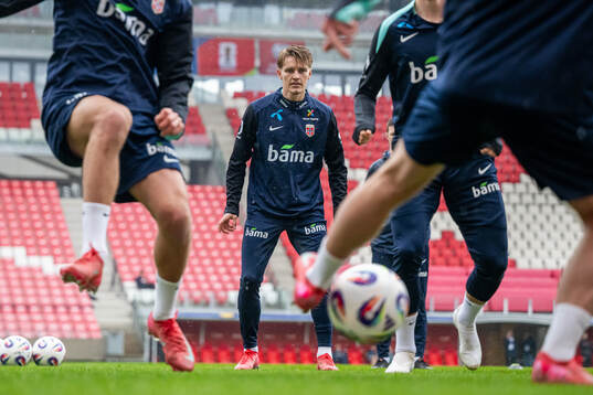 Martin Ødegaard of the Norwegian national football team