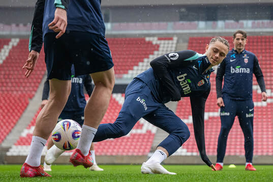 Thelo Aasgaard of the Norwegian national football team
