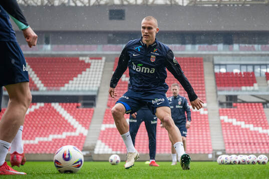 Leo Østigård of the Norwegian national football team