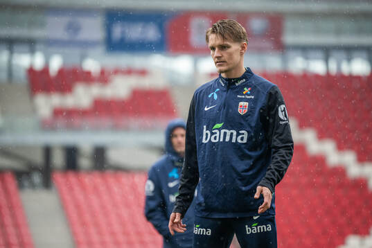 Martin Ødegaard of the Norwegian national football team