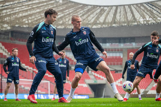 Felix Horn Myhre and Leo Østigård of the Norwegian