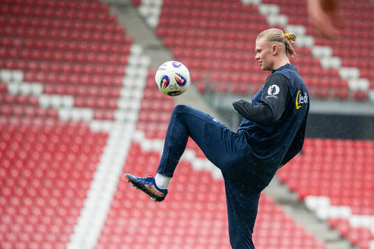 Erling Braut Haaland of the Norwegian national football team