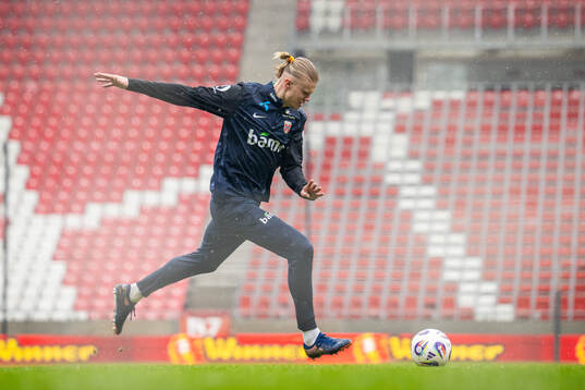 Erling Braut Haaland of the Norwegian national football team