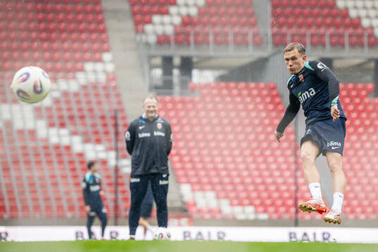 Marcus Holmgren Pedersen of the Norwegian national football