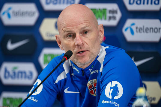 Ståle Solbakken, head coach of the Norwegian national