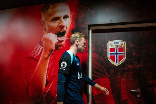 Sondre Langås of the Norwegian national football team