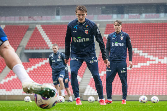Martin Ødegaard of the Norwegian national football team