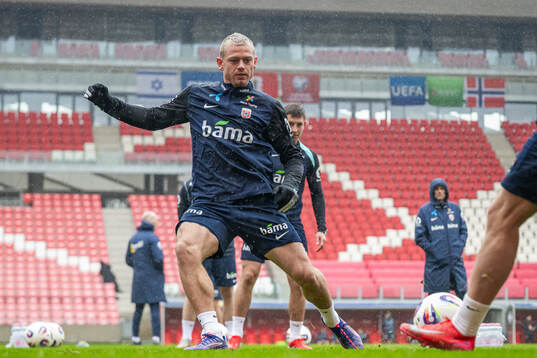 Julian Ryerson of the Norwegian national football team