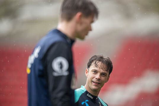 Felix Horn Myhre of the Norwegian national football team