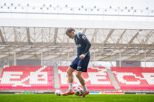 Marcus Holmgren Pedersen of the Norwegian national football
