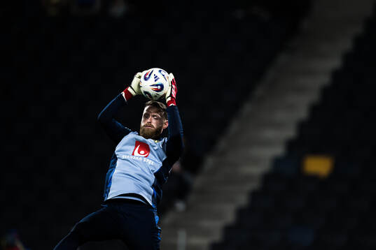 Goalkeeper Viktor Johansson of Sweden