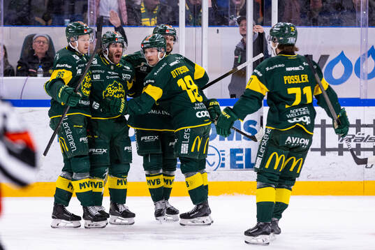 Björklövens Mathew Maione jublar