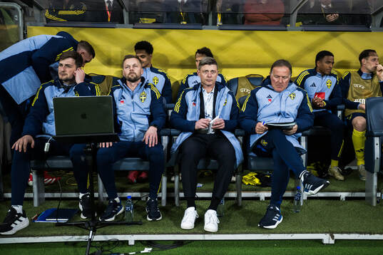Head coach Jon Dahl Tomasson of Sweden