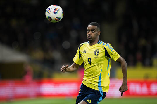 Alexander Isak of Sweden