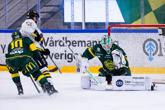 Björklövens målvakt Melker Thelin