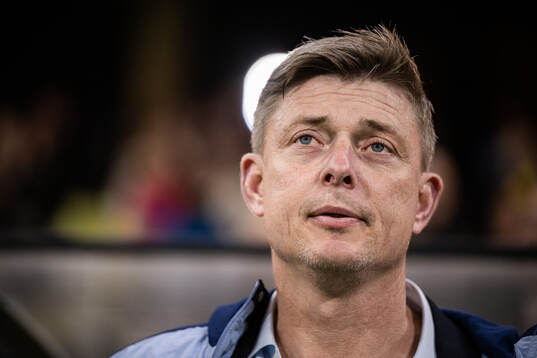 Head coach Jon Dahl Tomasson of Sweden