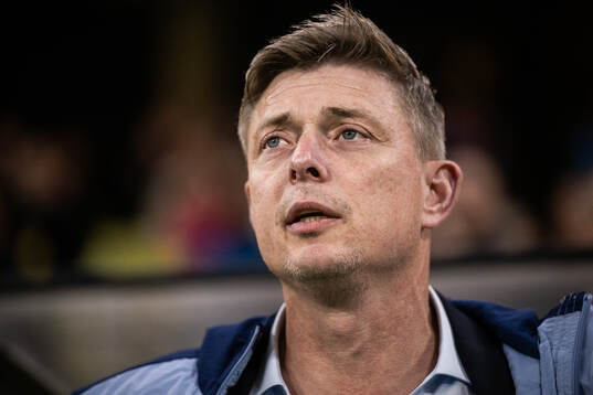 Head coach Jon Dahl Tomasson of Sweden