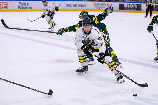 under kvartsfinal fem i Hockeyallsvenskan mellan
